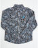 Image #1 - Cinch Toddler Boys' Paisley Print Long Sleeve Button-Down Western Shirt, Multi, hi-res