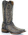 Image #1 - Corral Girls' Goldie Winged Western Boots - Square Toe, Black, hi-res