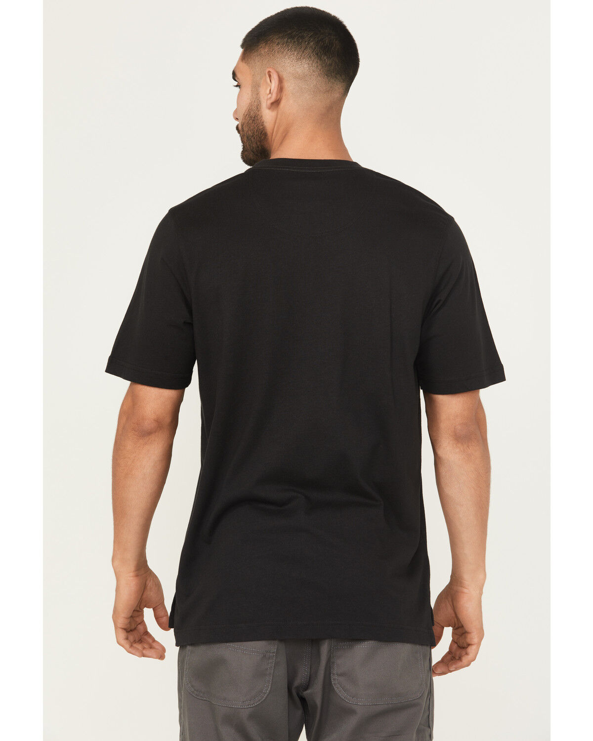 Image #4 - Wolverine Men's Solid Guardian Short Sleeve Work Pocket T-Shirt, Black, hi-res