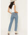 Image #3 - Levi's Women's Night Shift Light Wash High Rise Wedgie Straight Stretch Denim Jeans, Light Wash, hi-res