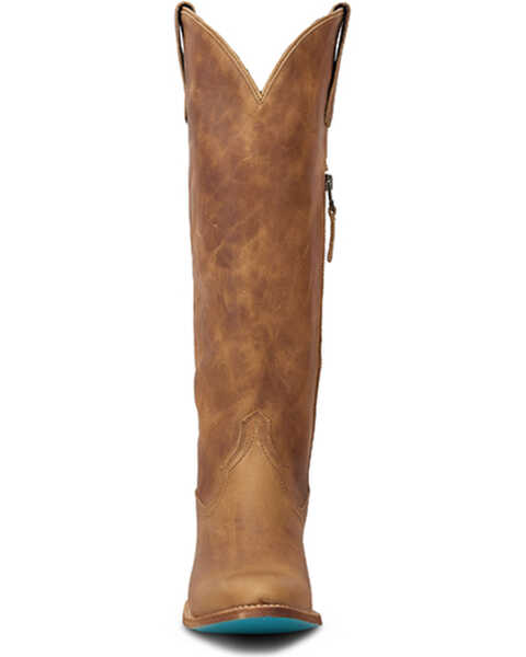 Image #4 - Lane Women's Plain Jane Tall Western Boots - Medium Toe , Russett, hi-res