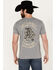NRA Men's Faith Snake Short Sleeve Graphic T-Shirt, Grey, hi-res