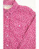 Image #2 - Shyanne Toddler Girls' Ditsy Floral Print Long Sleeve Western Pearl Snap Shirt, Fuchsia, hi-res