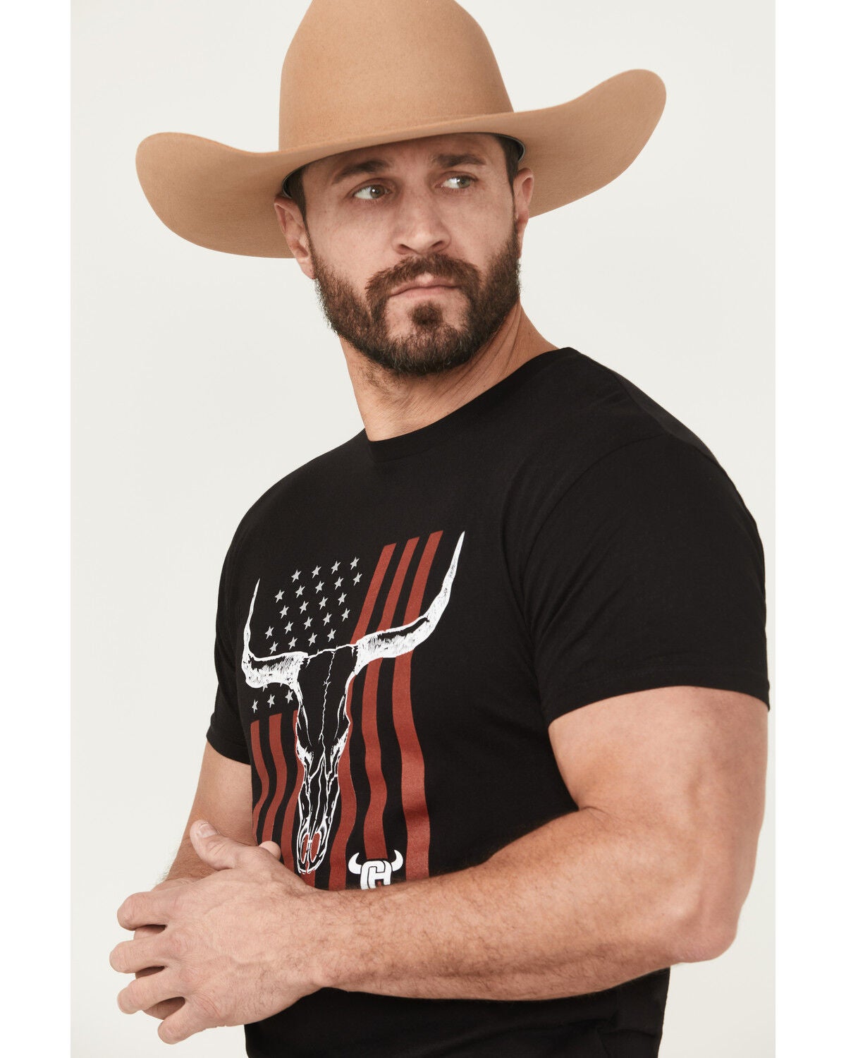 Image #3 - Cowboy Hardware Men's Boot Barn Exclusive Logo Short Sleeve Graphic T-Shirt, , hi-res