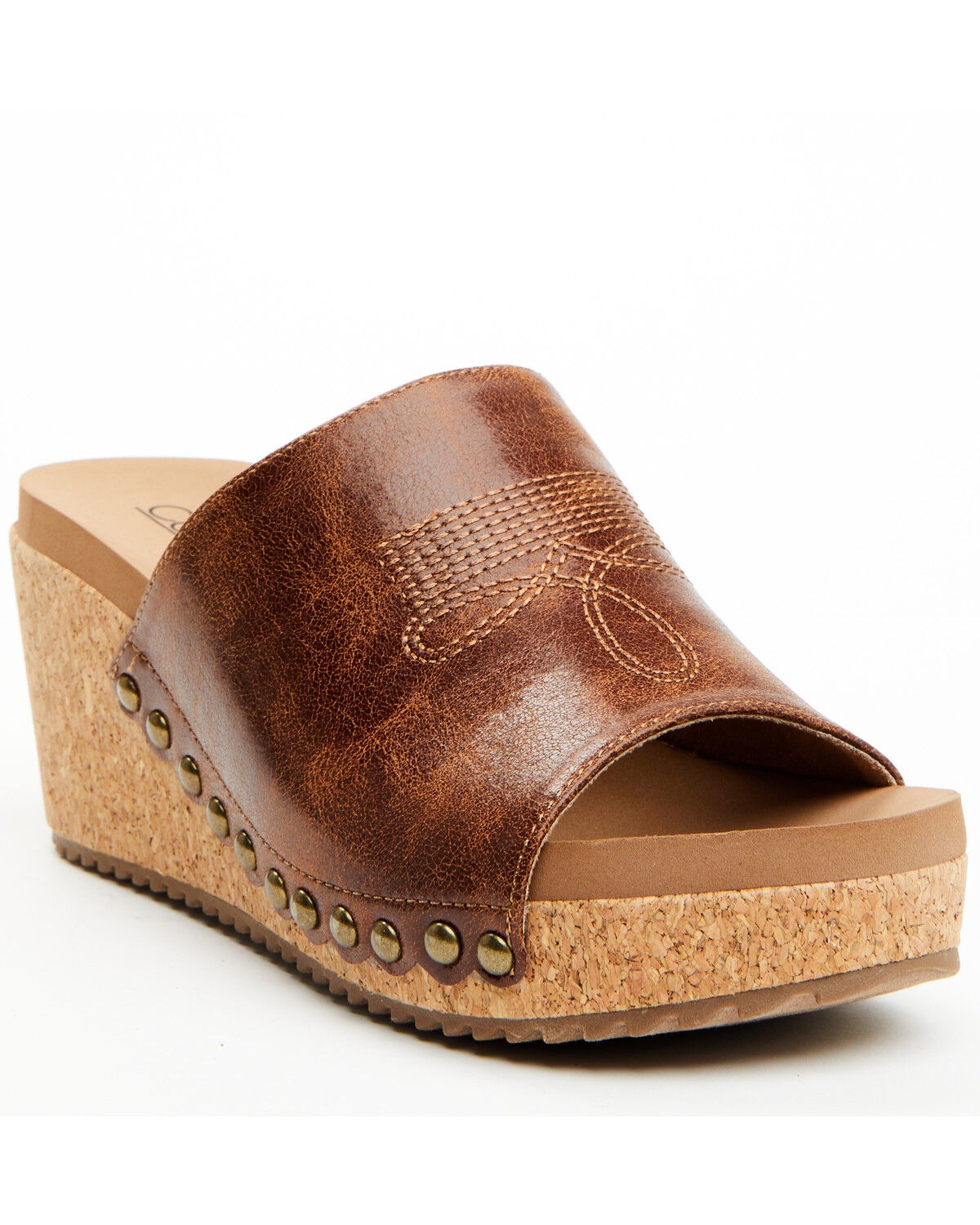 Image #1 - Corkys Women's Saddle Up Sandals, Brown, hi-res