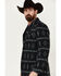 Image #2 - Rock & Roll Denim Men's Southwestern Print Modern Fit Sportcoat, Black, hi-res