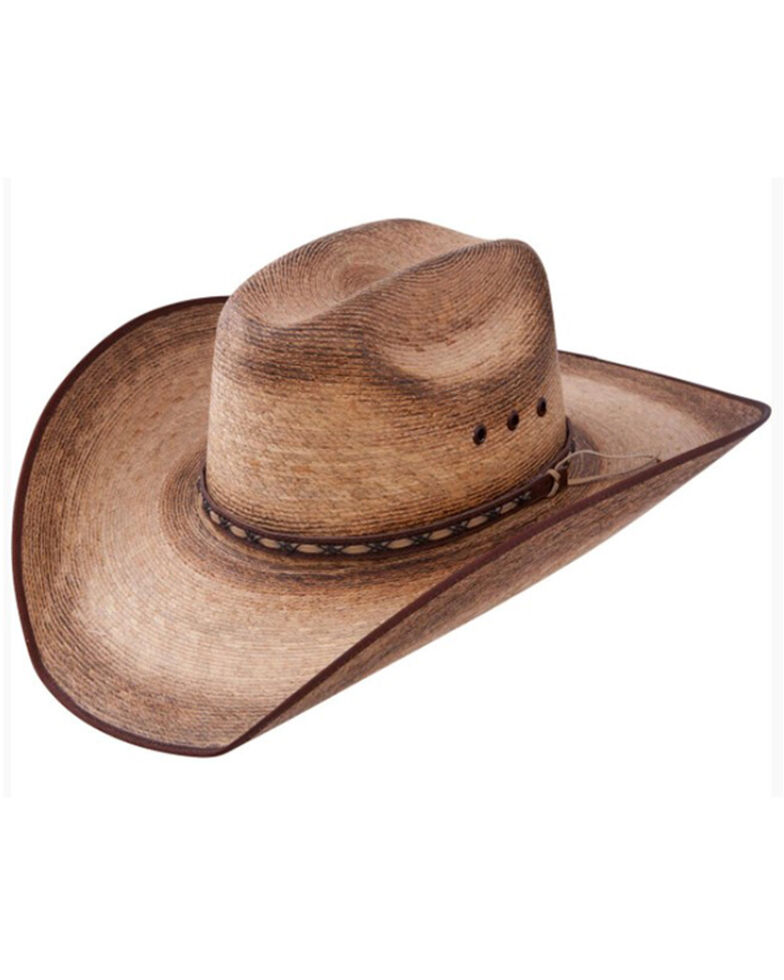 Jason Aldean Amarillo Sky Palm Leaf Cowboy Hat , Tan, hi-res