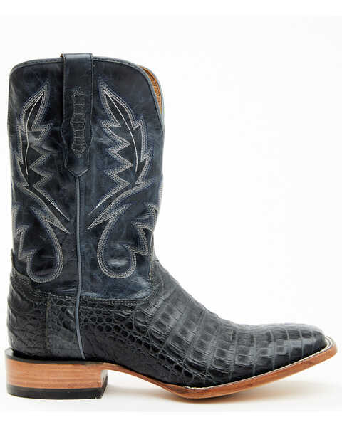 Image #2 - Cody James Men's Exotic Caiman Belly Western Boots - Broad Square Toe, Black, hi-res