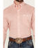 Image #3 - George Strait by Wrangler Men's Geo Print Long Sleeve Button-Down Stretch Western Shirt, Red, hi-res