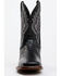 Image #4 - Dan Post Men's Exotic Water Snake Western Boots - Broad Square Toe, Black, hi-res