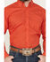 Image #3 - Ariat Men's Waylen Geo Print Long Sleeve Button-Down Western Shirt, Red, hi-res