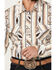 Image #3 - Rock & Roll Denim Men's Southwestern Striped Print Long Sleeve Pearl Snap Stretch Western Shirt, Tan, hi-res