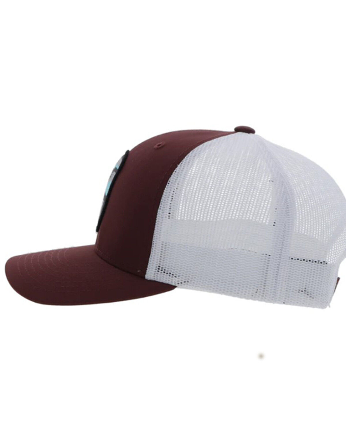 Image #2 - Hooey Men's Cheyenne Mesh Trucker Cap, Maroon, hi-res