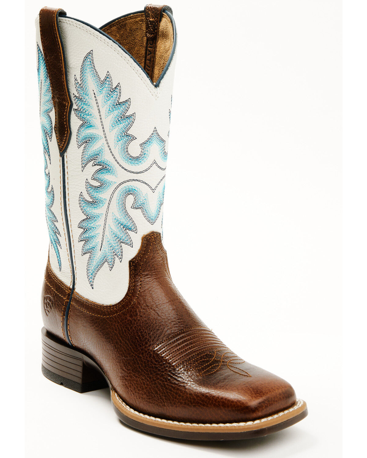 Image #1 - Ariat Women's Canyon Point Performance Western Boots - Broad Square Toe, Tan, hi-res