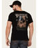 Image #4 - Moonshine Spirit Men's Acoustic Guitar Flag Graphic Short Sleeve T-Shirt, Black, hi-res