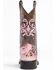 Shyanne Little Girls' Faux Leather Western Boots - Square Toe, Pink, hi-res