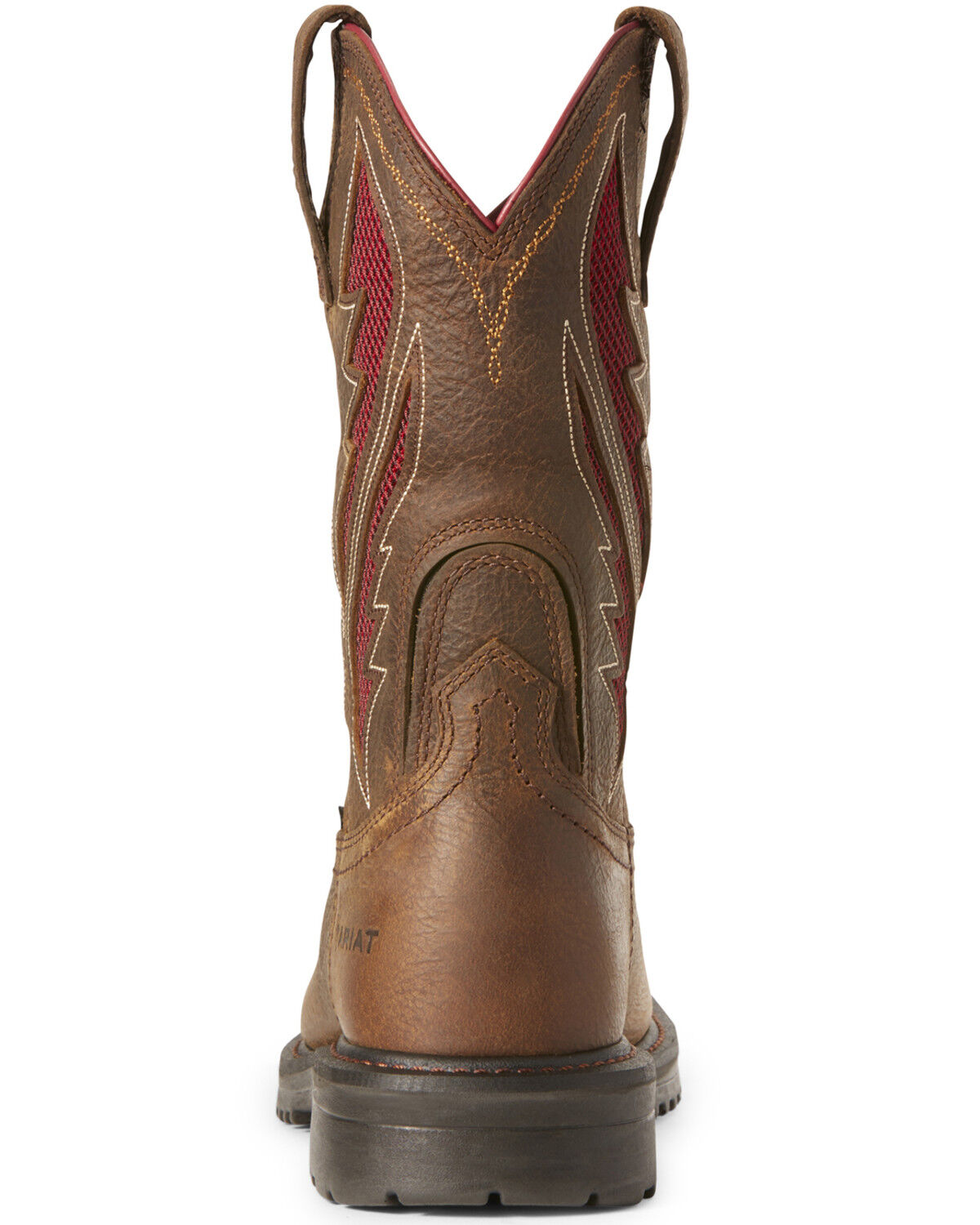 Image #3 - Ariat Men's Rigtek VentTEK Rye Western Work Boots - Composite Toe, Brown, hi-res