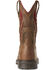Image #3 - Ariat Men's Rigtek VentTEK Rye Western Work Boots - Composite Toe, Brown, hi-res