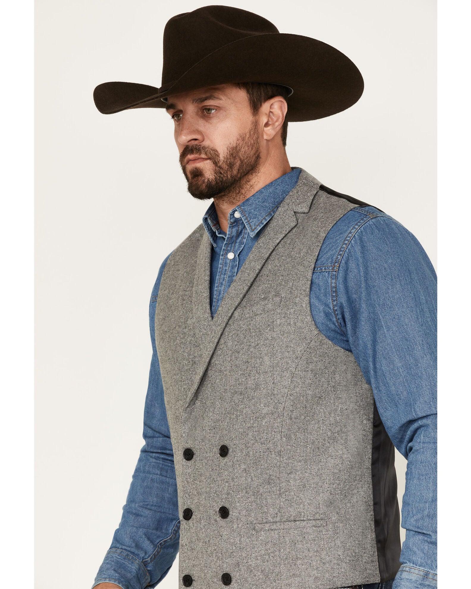 Product Name Cody James Men's Herringbone Vest