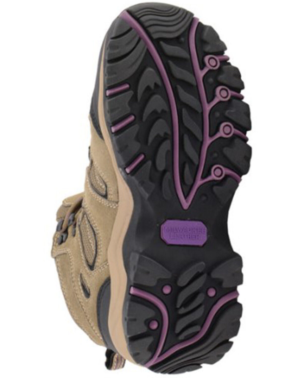Image #5 - Milwaukee Leather Women's Waterproof Hiking Boots - Round Toe, Brown, hi-res
