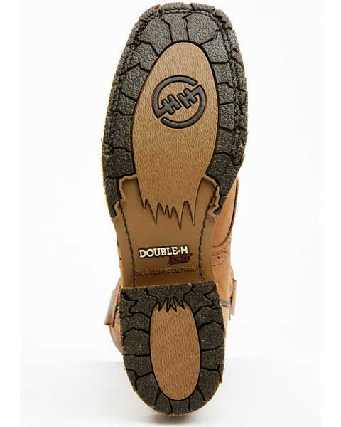 Double H Men's 11" Domestic I.C.E™ Roper Western Boots - Broad Square Toe , Brown, hi-res