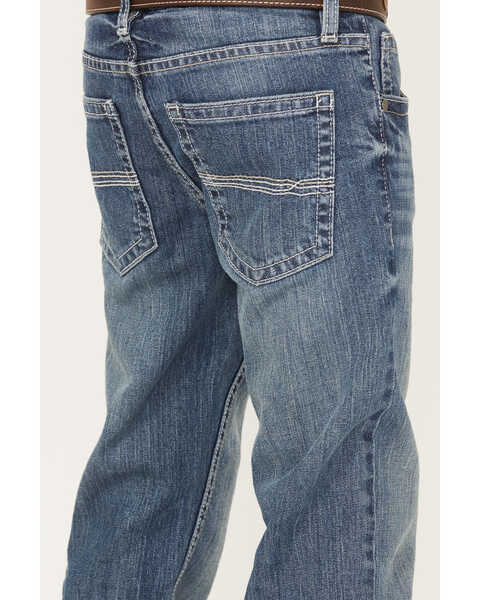 Image #4 - Cody James Boys' Light Wash Casey Stackable Straight Jeans, Light Wash, hi-res