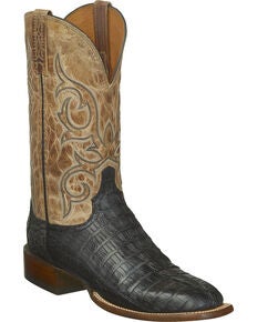 Men's Lucchese Caiman Skin Boots - Sheplers