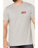 Image #3 - Moonshine Spirit Men's Gray Floral Snake Graphic Short Sleeve T-Shirt , Heather Grey, hi-res