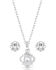 Montana Silversmiths Women's Making Memories Crystal Jewelry Set , Silver, hi-res