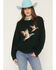 Image #1 - Bailey Rose Women's Duck Sweater, Green, hi-res