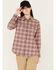 Image #1 - Ariat Women's Rebar Flannel Long Sleeve Button Down Plaid Work Shirt, Multi, hi-res