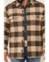 Image #3 - Moonshine Spirit Men's Taupe Farmersville Plaid Heavy Button-Front Shirt Jacket , , hi-res