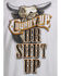 Image #2 - Cowboy Up Men's Cowboy Up or Shut Up Short Sleeve Graphic T-Shirt, Grey, hi-res