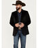 Image #1 - Cody James Men's Velvet Douglas Sportcoat, Black, hi-res