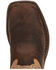 Image #6 - Durango Boys' Saddle Western Boots - Broad Square Toe, Brown, hi-res
