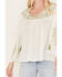 Image #3 - Cleo + Wolf Women's Embroidered Long Sleeve Blouse, White, hi-res