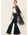Shyanne Women's Lace Duster Kimono, Navy, hi-res