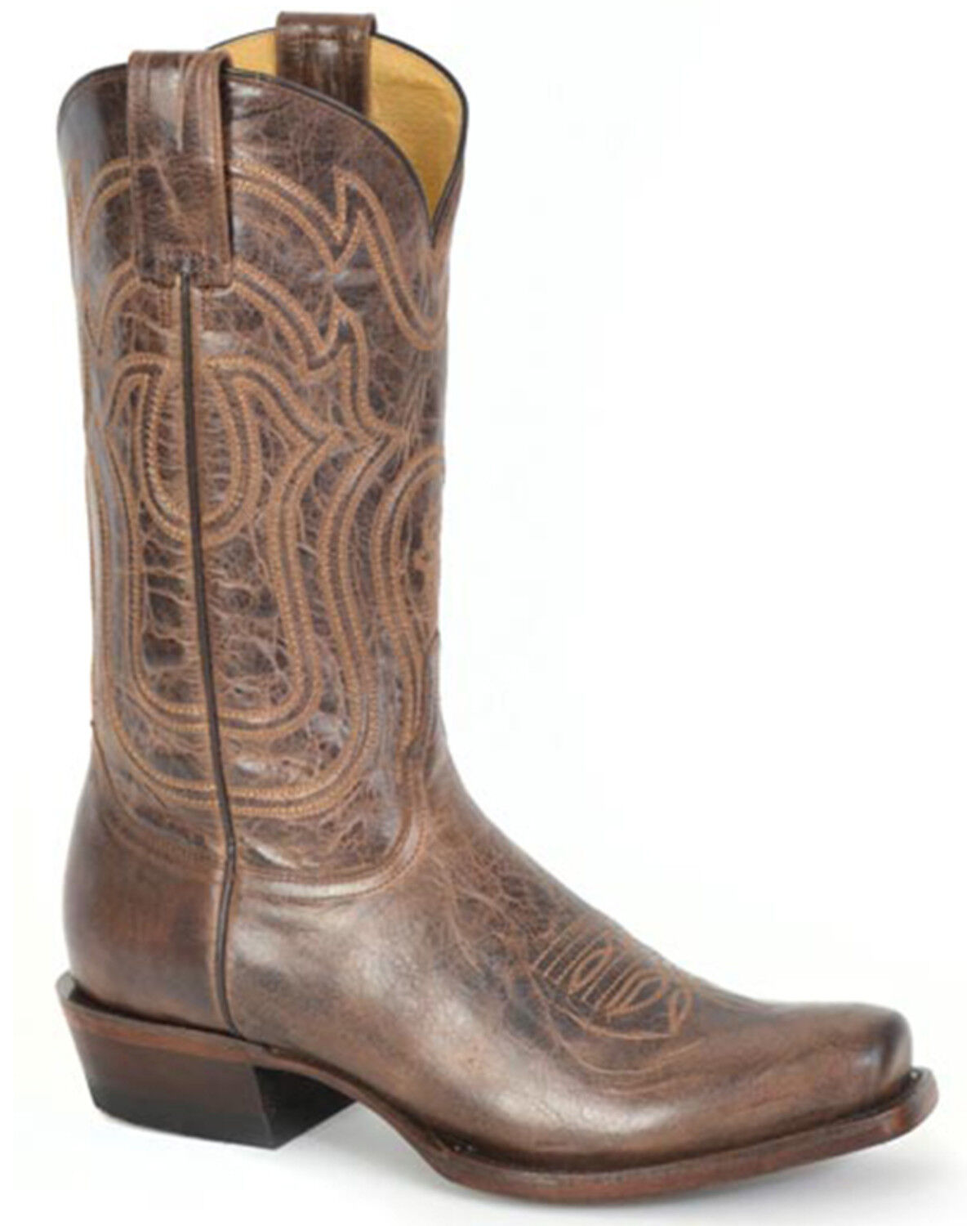 Image #1 - Stetson Men's Garrett Western Boots - Snip Toe, Brown, hi-res