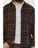 Image #3 - Lucky Brand Workwear Men's Elstar Plaid Print Long Sleeve Button-Down Flannel Shirt, Bronze, hi-res