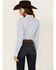 Image #4 - Ariat Women's Striped Team Kirby Long Sleeve Button-Down Stretch Western Shirt, Blue, hi-res