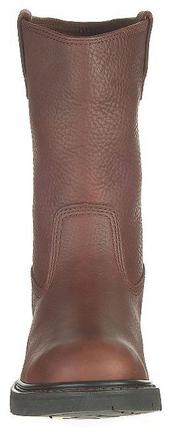Image #3 - CAT Men's Colt Pull On Work Boots - Steel Toe, Earth, hi-res