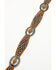 Image #2 - Idyllwind Women's Addison Leather Crochet Fringe Concho Belt, Brown, hi-res