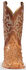 Image #4 - Justin Men's Waxy Full Quill Ostrich Western Boots - Broad Square Toe, Cognac, hi-res