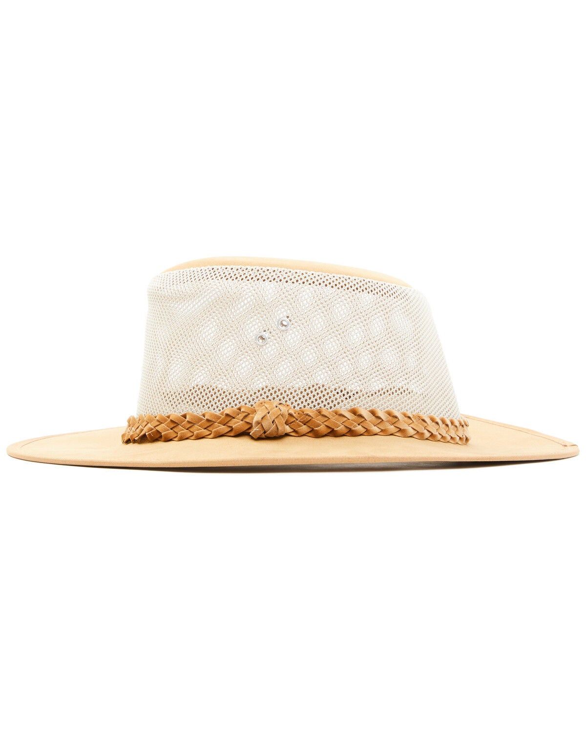 Image #3 - Hawx Men's Soaker Mesh Side Work Sun Hat, Tan, hi-res