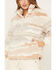 Image #3 - Cleo + Wolf Women's Jacquard 1/4 Zip Pullover , Sand, hi-res