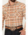Image #3 - Pendleton Men's Wyatt Plaid Print Long Sleeve Snap Western Flannel Shirt, Tan, hi-res