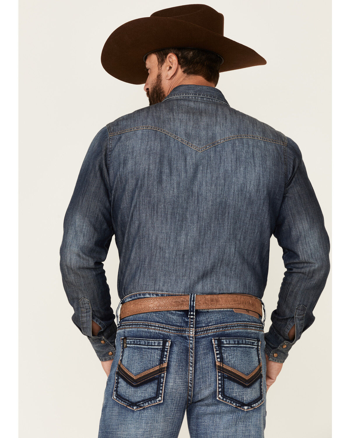 Image #3 - Cody James Core Men's Bannon Dark Wash Stretch Slim Straight Jeans, , hi-res