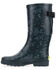 Image #2 - Western Chief Women's Feminine Floral Wide Calf Tall Rain Boots, Slate, hi-res