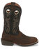 Image #2 - Justin Men's Muley Performance Western Boots - Broad Square Toe , Brown, hi-res
