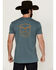 Image #1 - Kimes Ranch Men's Shielded Logo Short Sleeve Graphic T-Shirt, Indigo, hi-res
